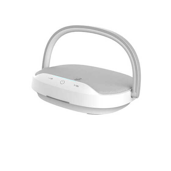 Wiwu Y1 Gece Lambalı Ve Kablosuz Şarj Standlı Bluetooth Speaker Hoparlör
