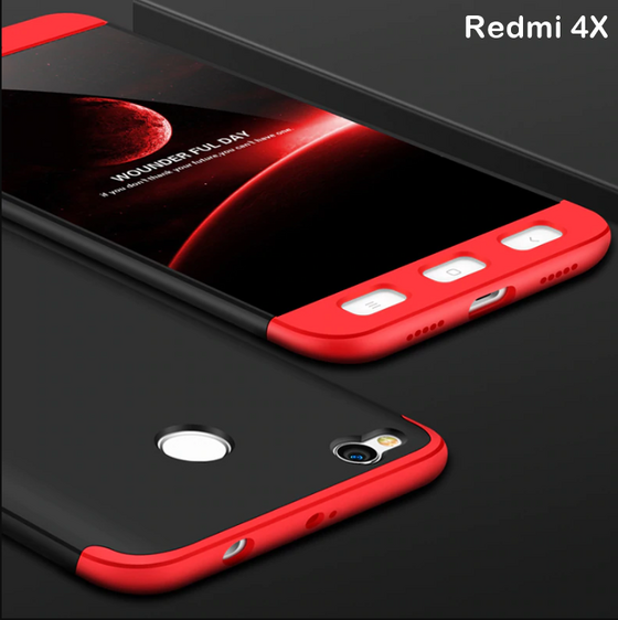 Xiaomi Redmi 4X Kılıf Zore Kamera Korumalı 360 Tam Koruma Ays