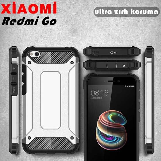 Xiaomi Redmi Go Armor Hyrbit Zırh Kılıf