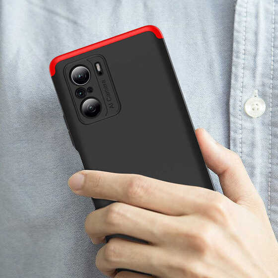 Xiaomi Redmi K40 Kılıf Kamera Korumalı 360 Tam Koruma Ays