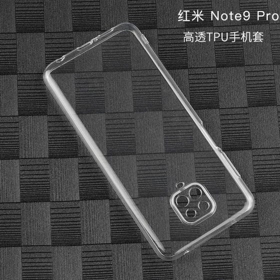Xiaomi Redmi Note 9 Pro 3D Maximum Kamera Korumalı Şeffaf Kılıf